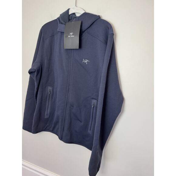 Arc'teryx Kyanite Hoody Full Zip Men's Size Medium Black Sapphire (navy Blue)NWT - Picture 5 of 16